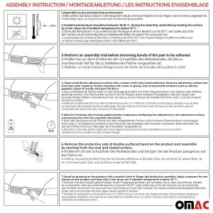 Toyota RAV4 Front Grill Frame - Omac - S. Steel - Gloss Silver - 2019-2025